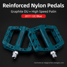 Bicycle Pedals Nylon Ultra-Light Mountain Bike Pedal 4 Colors Big Foot Road Bike Bearing Pedals Cycling Parts